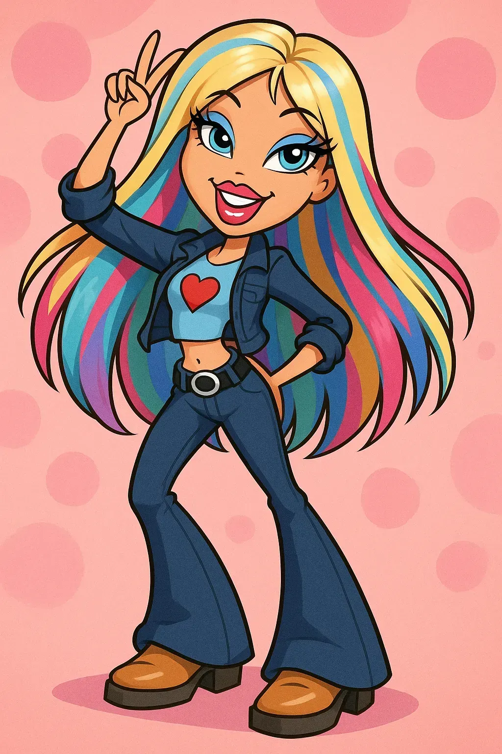 AI generated Bratz AI Generator 9:16 portrait style