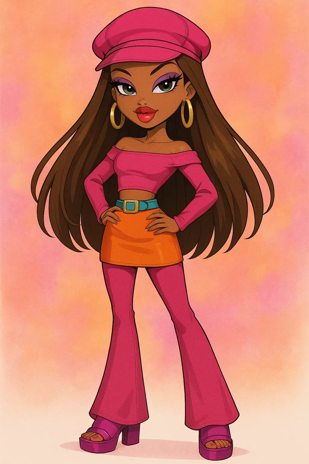 AI generated Bratz AI Generator 3:4 portrait style