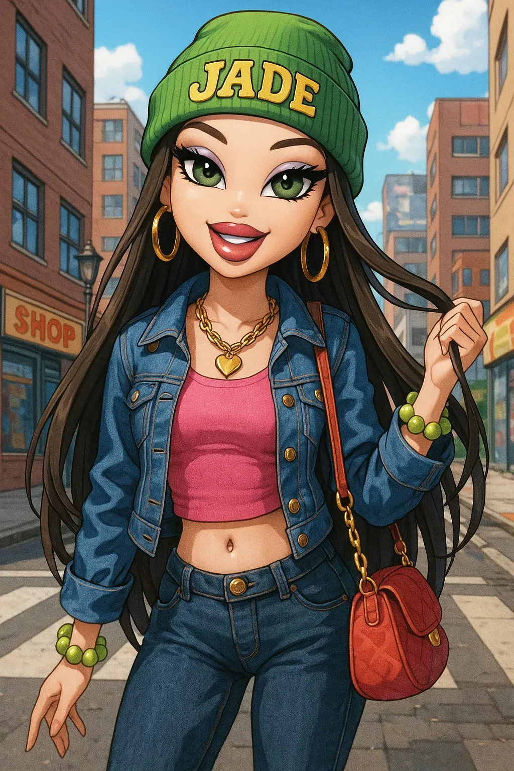 AI generated Bratz AI Generator 9:16 portrait style