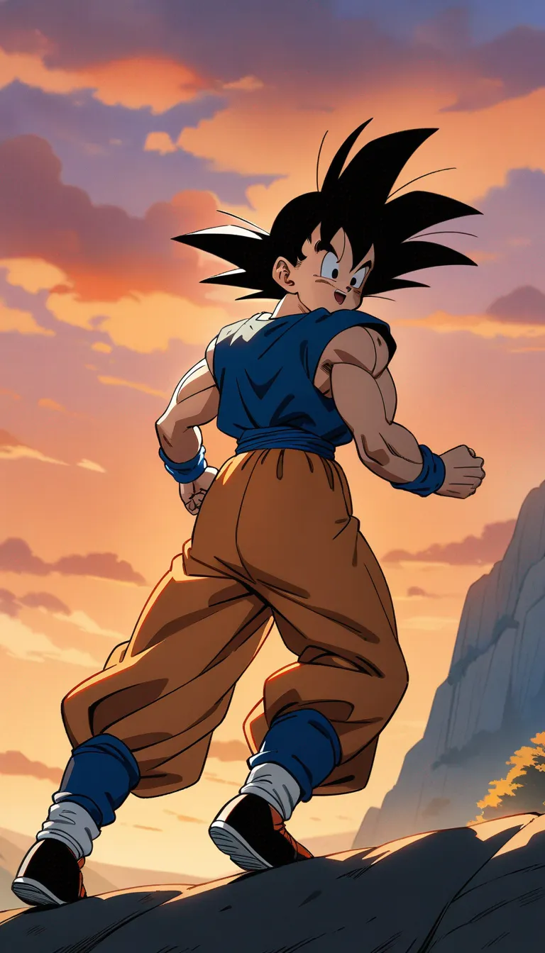 AI generated DBZ AI Generator 9:16 portrait style