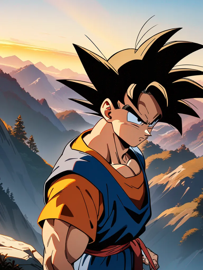 AI generated DBZ AI Generator 3:4 portrait style