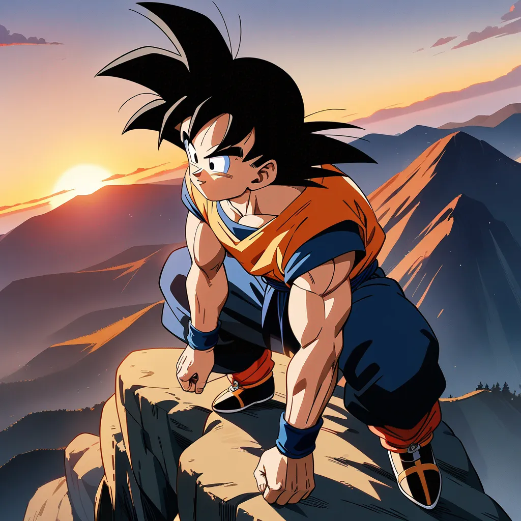 AI generated DBZ AI Generator 1:1 square style