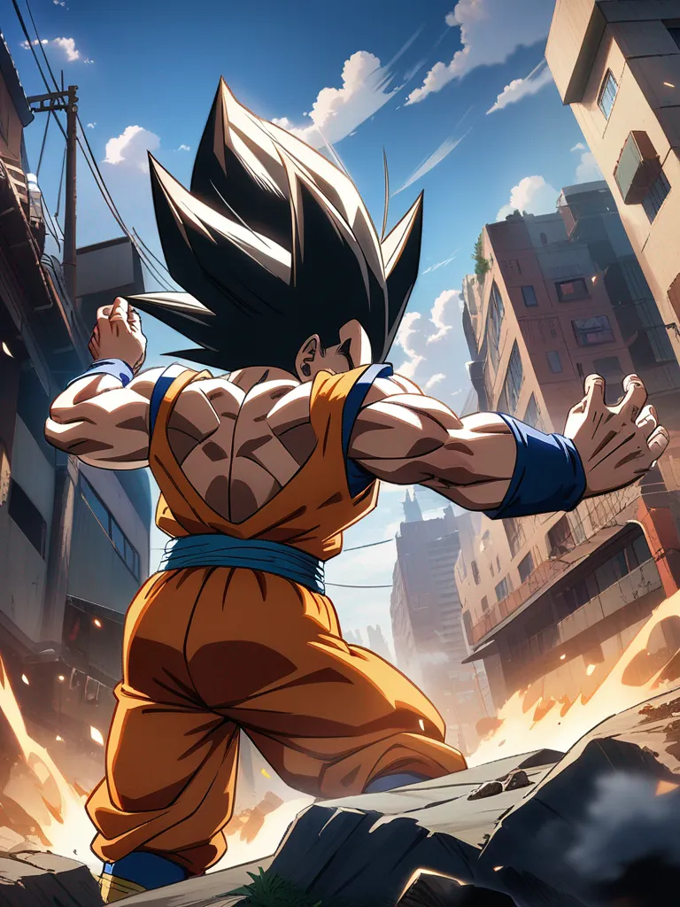 AI generated DBZ AI Generator 3:4 portrait style