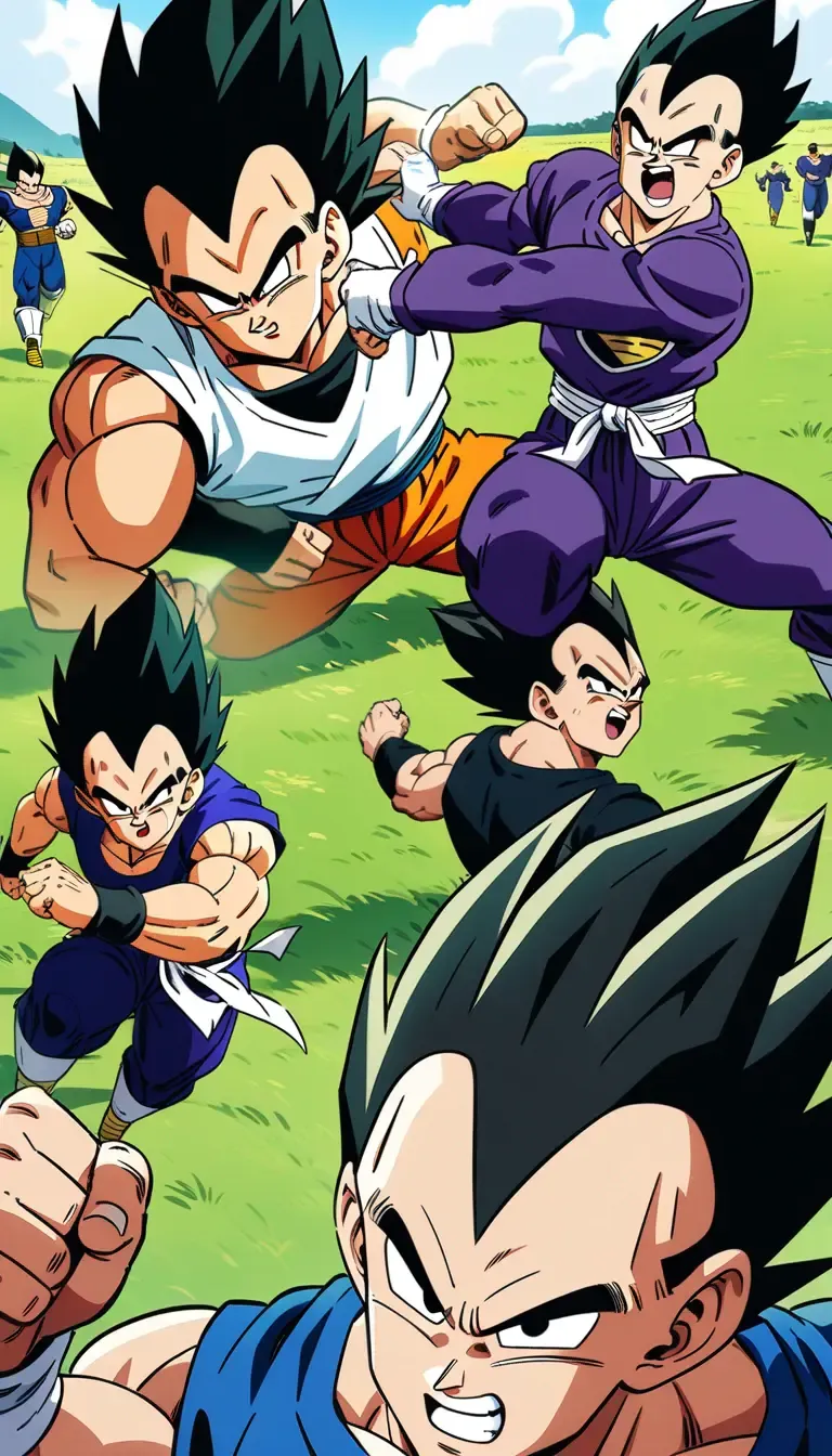 AI generated Dragon Ball AI Generator 9:16 portrait style