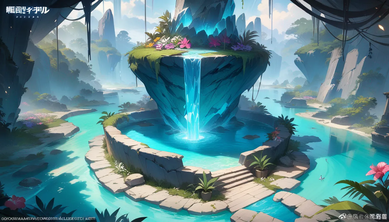 AI generated Fantasy Island Generator landscape style