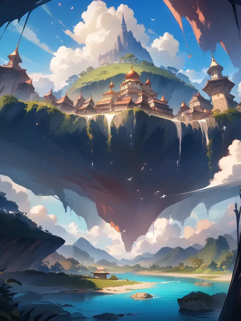 AI generated Fantasy Island Generator portrait style