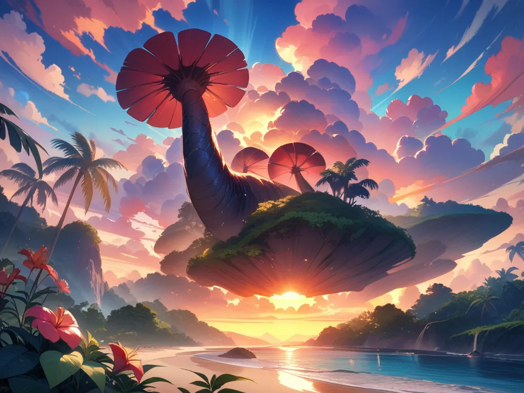 AI generated Fantasy Island Generator wide style