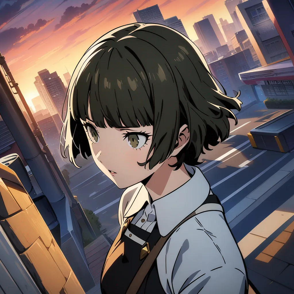 AI generated Female Character Generator 1:1 square style
