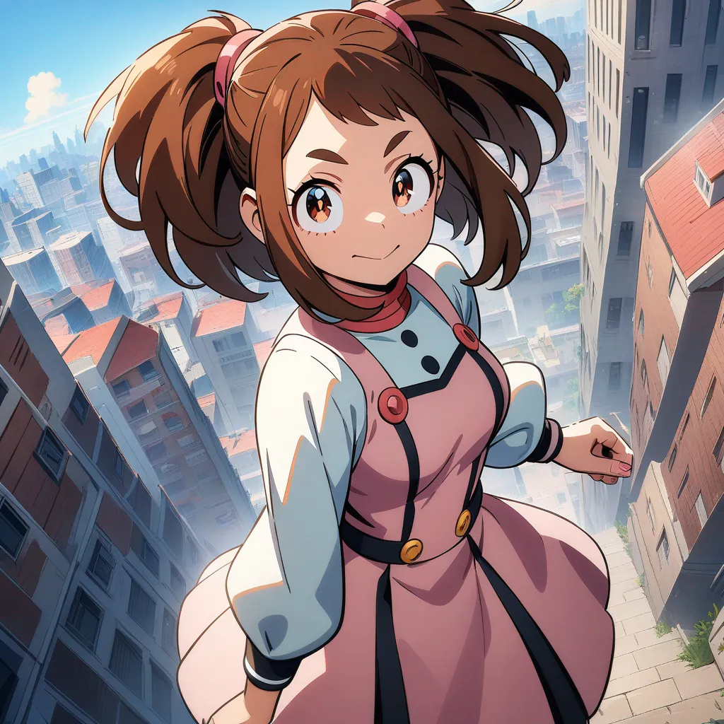AI generated My Hero Academia AI Generator 1:1 square style