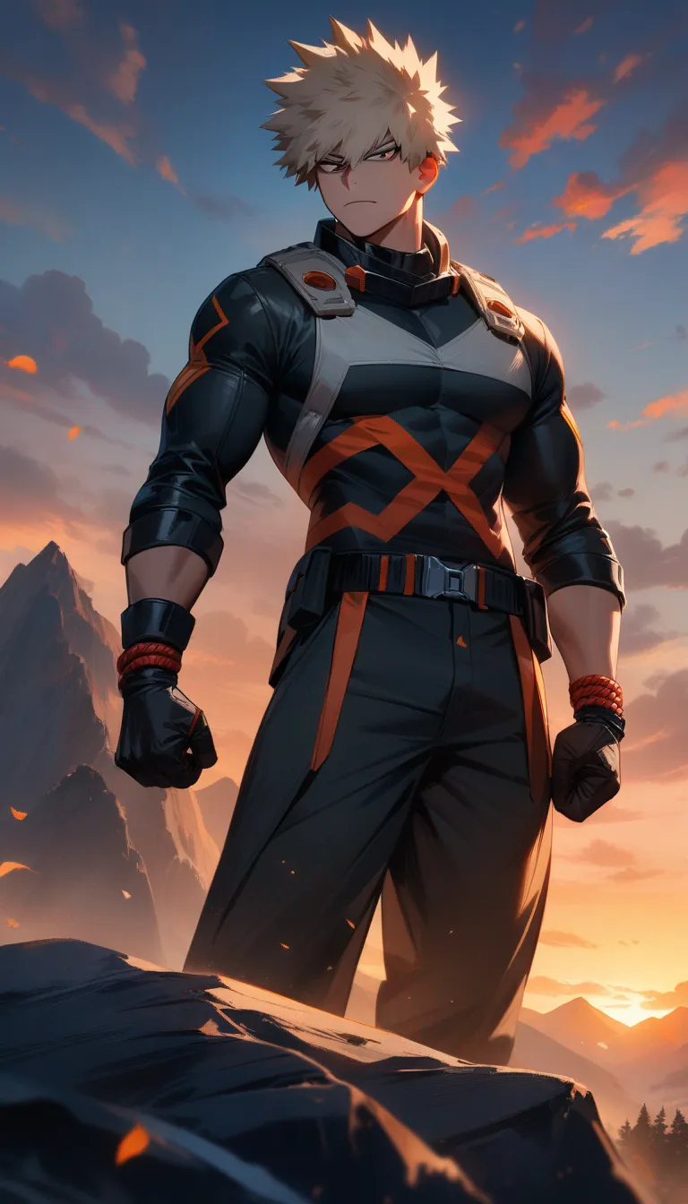 AI generated My Hero Academia AI Generator 9:16 portrait style