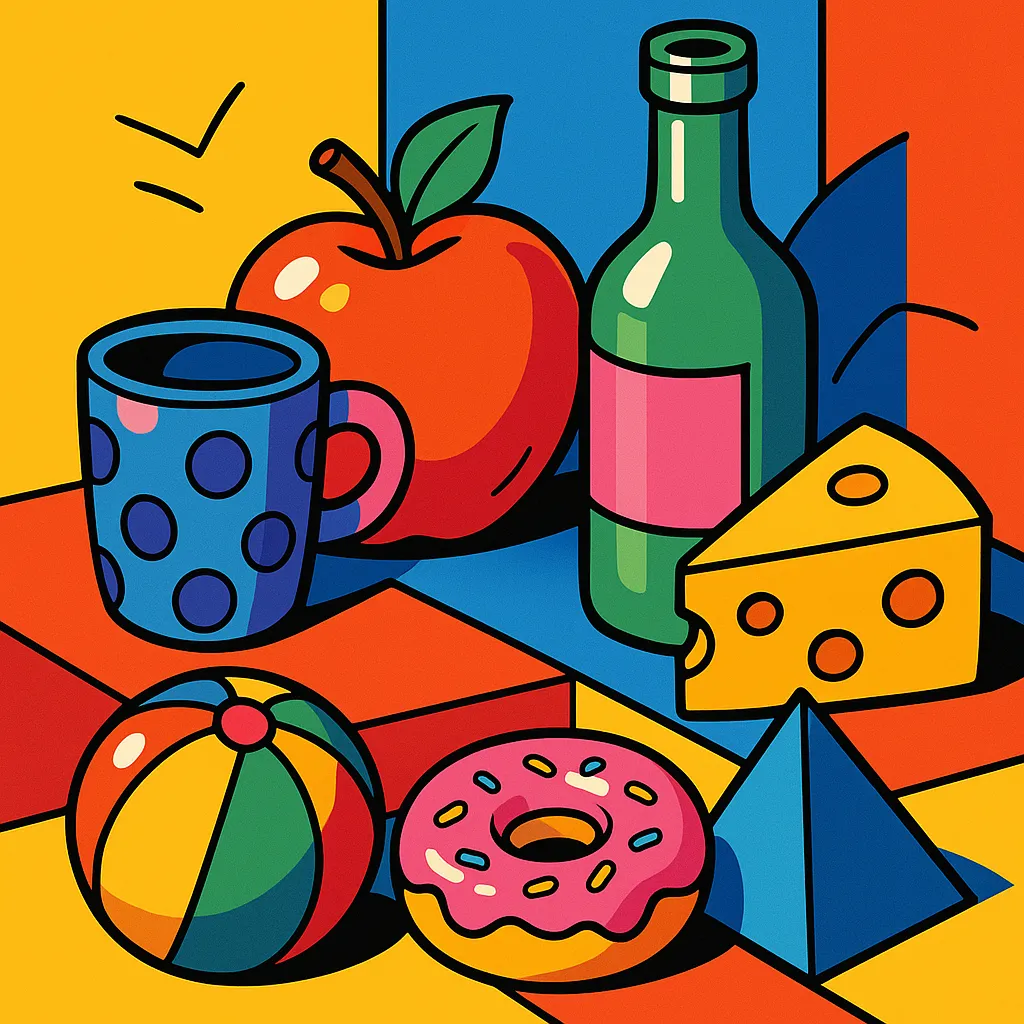 AI generated Pop Art Creator square style