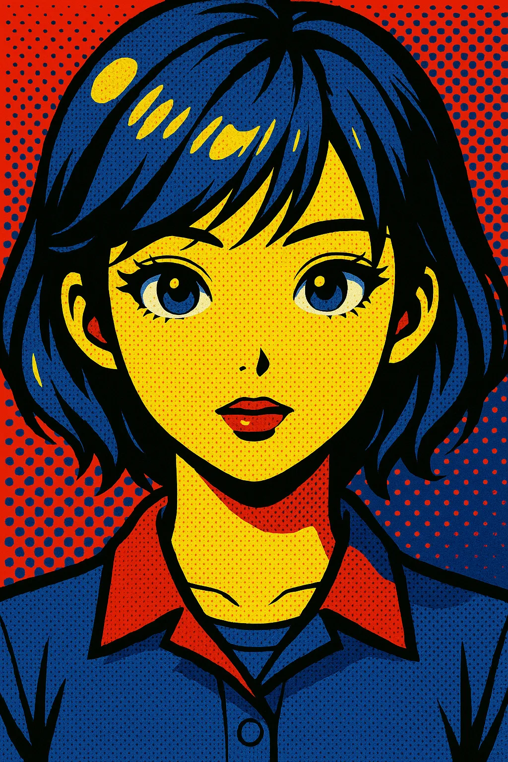 AI generated Pop Art Creator 9:16 portrait style