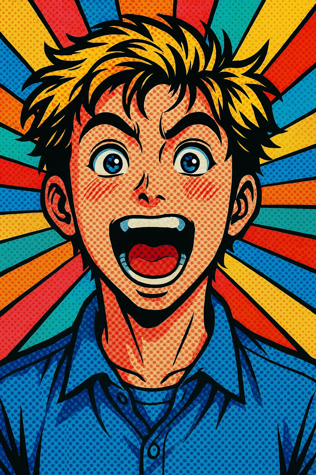 AI generated Pop Art Creator 9:16 portrait style