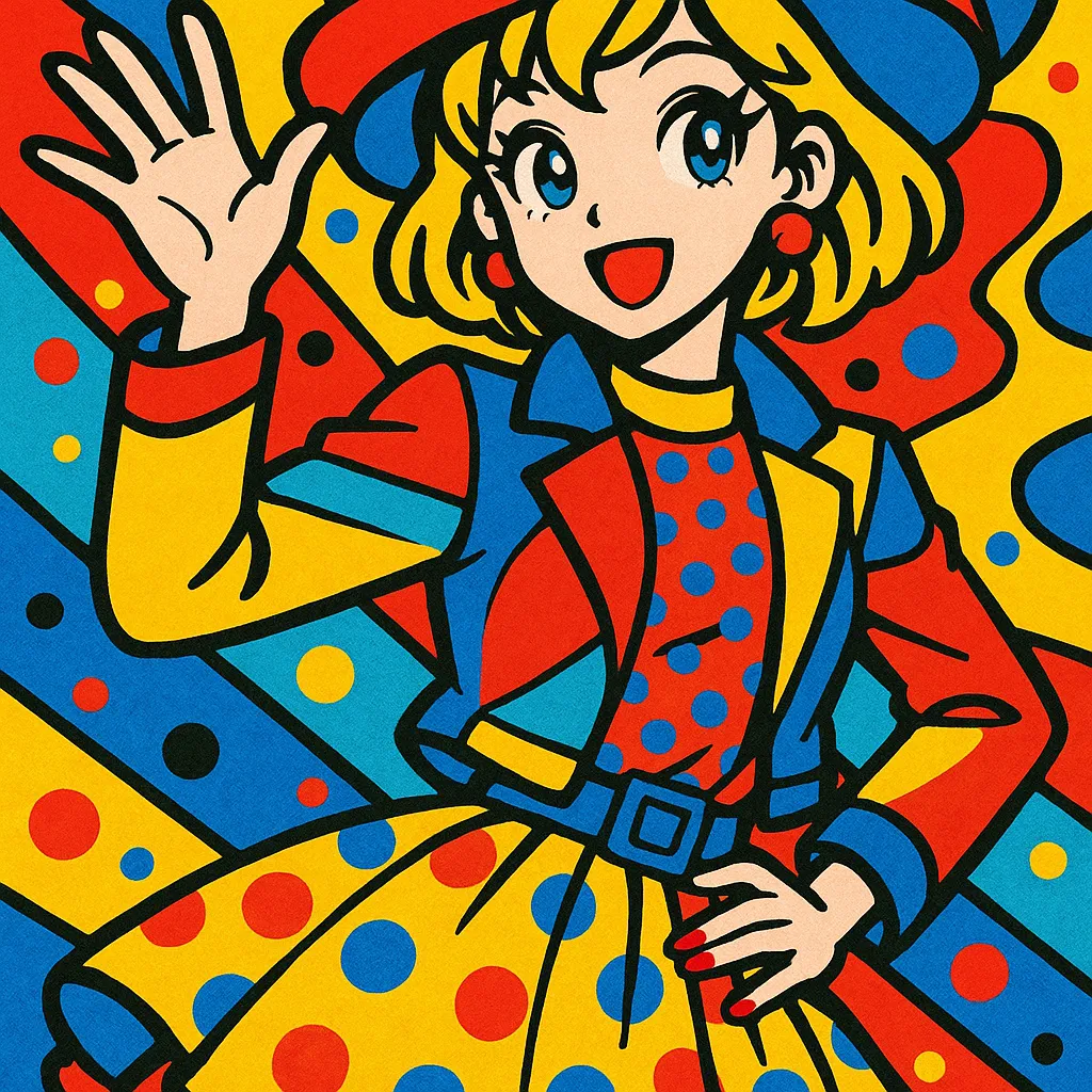 AI generated Pop Art Generator 1:1 square style