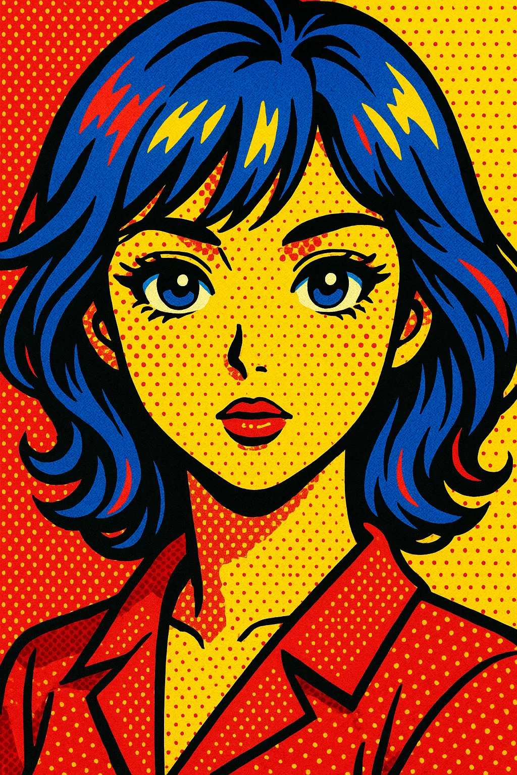 AI generated Pop Art Generator 3:4 portrait style