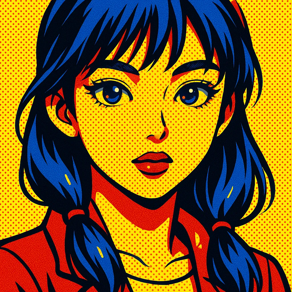 AI generated Pop Art Generator 1:1 square style