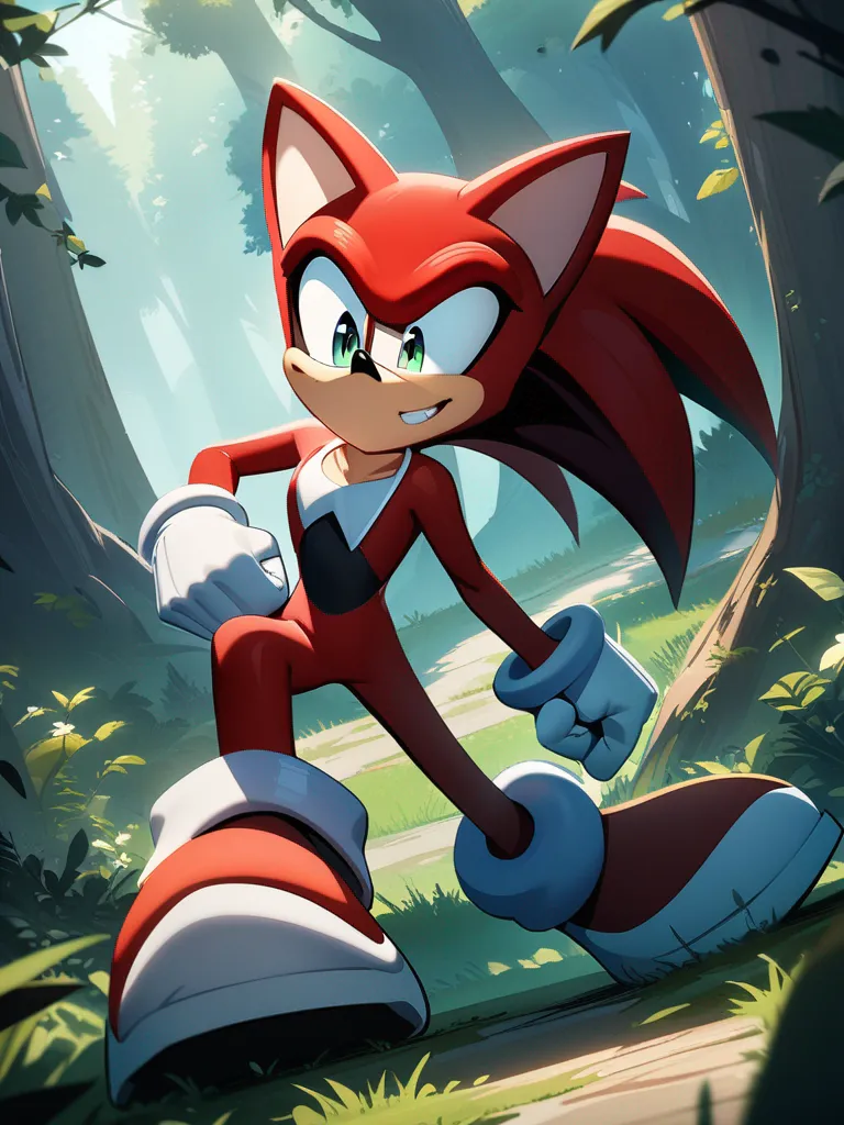 AI generated Sonic AI Generator 3:4 portrait style