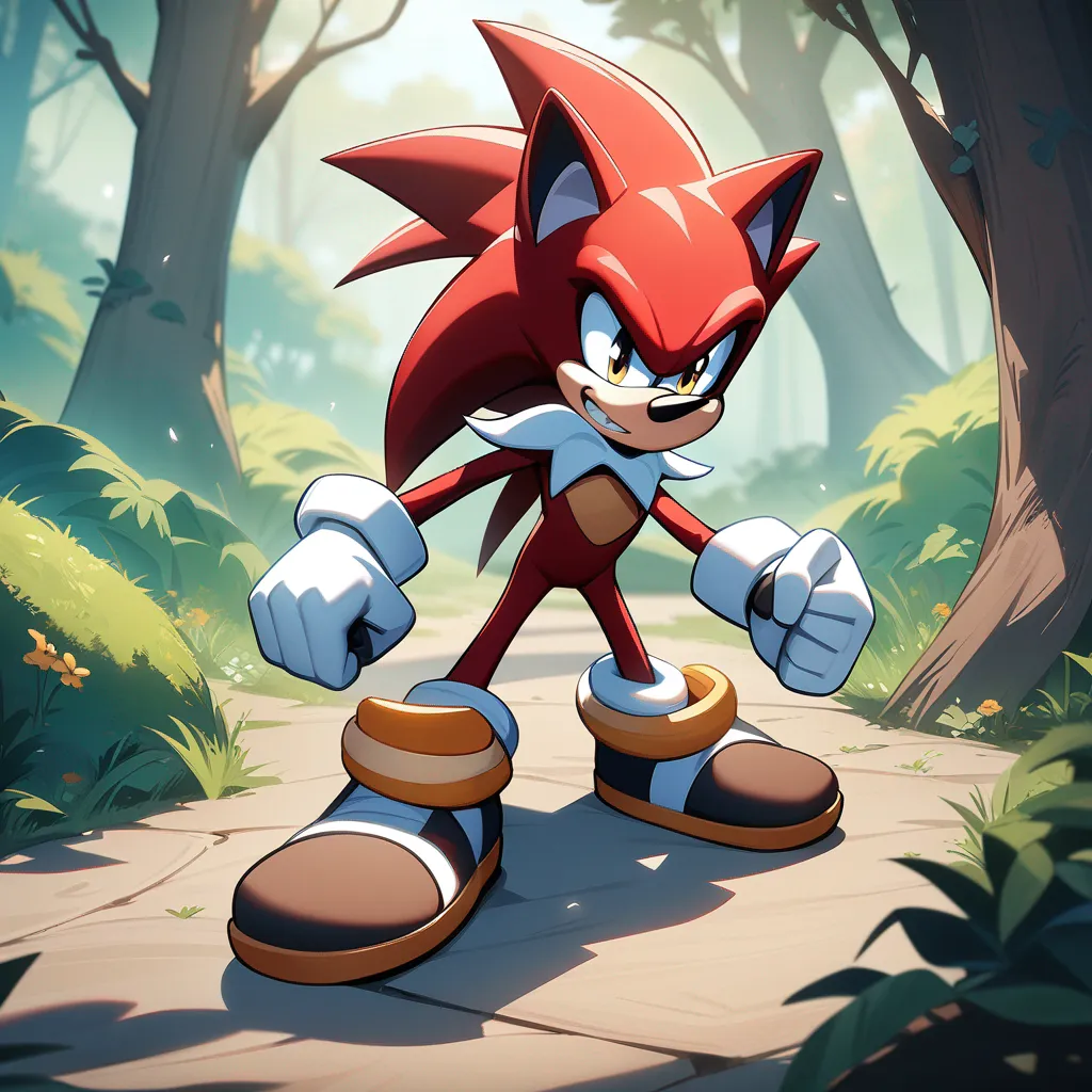 AI generated Sonic AI Generator 1:1 square style