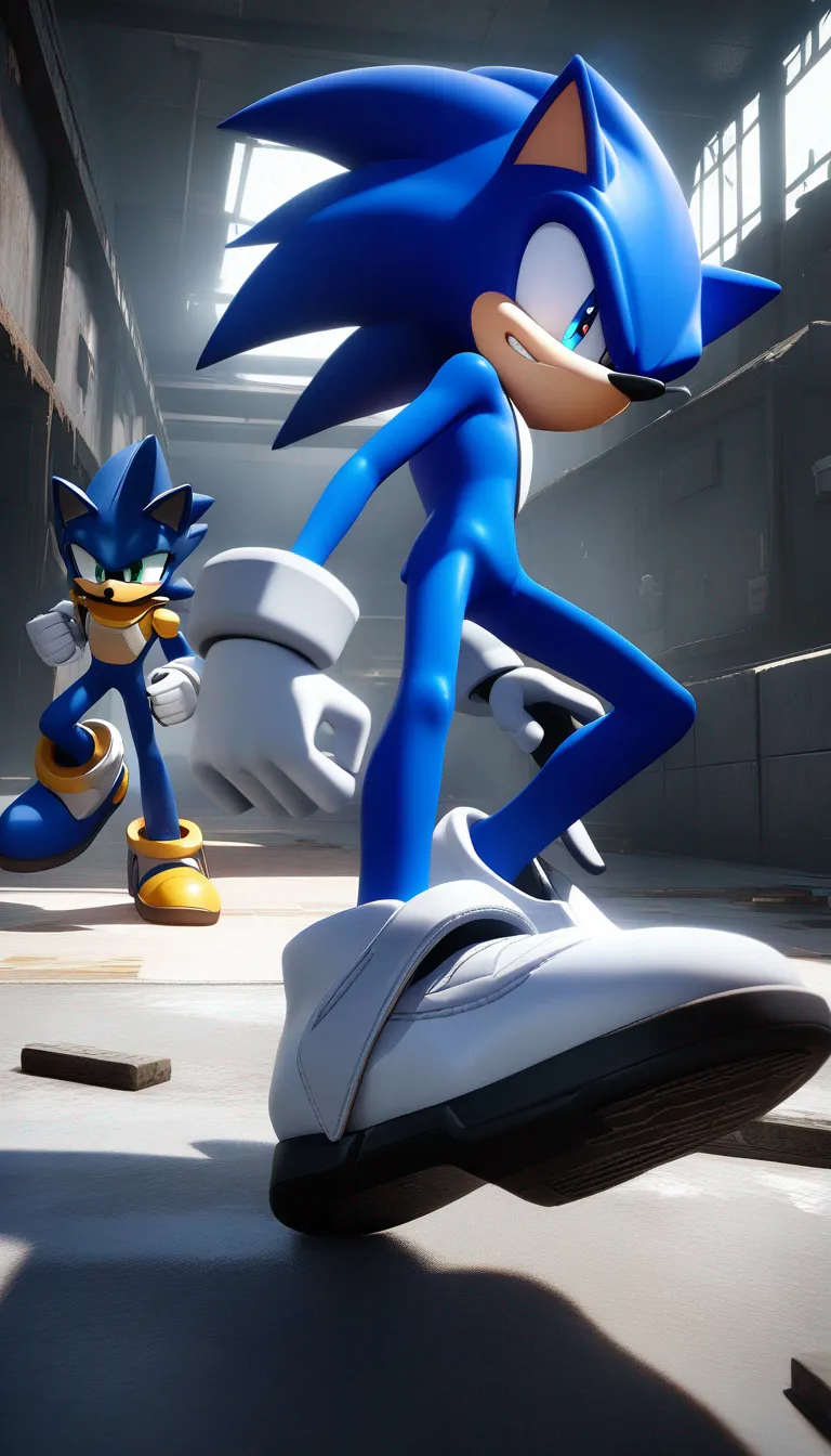 AI generated Sonic AI Generator 9:16 portrait style