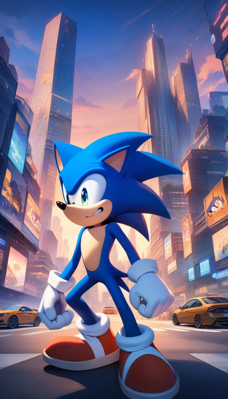 AI generated Sonic AI Generator 9:16 portrait style