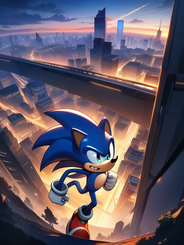 AI generated Sonic AI Generator 3:4 portrait style