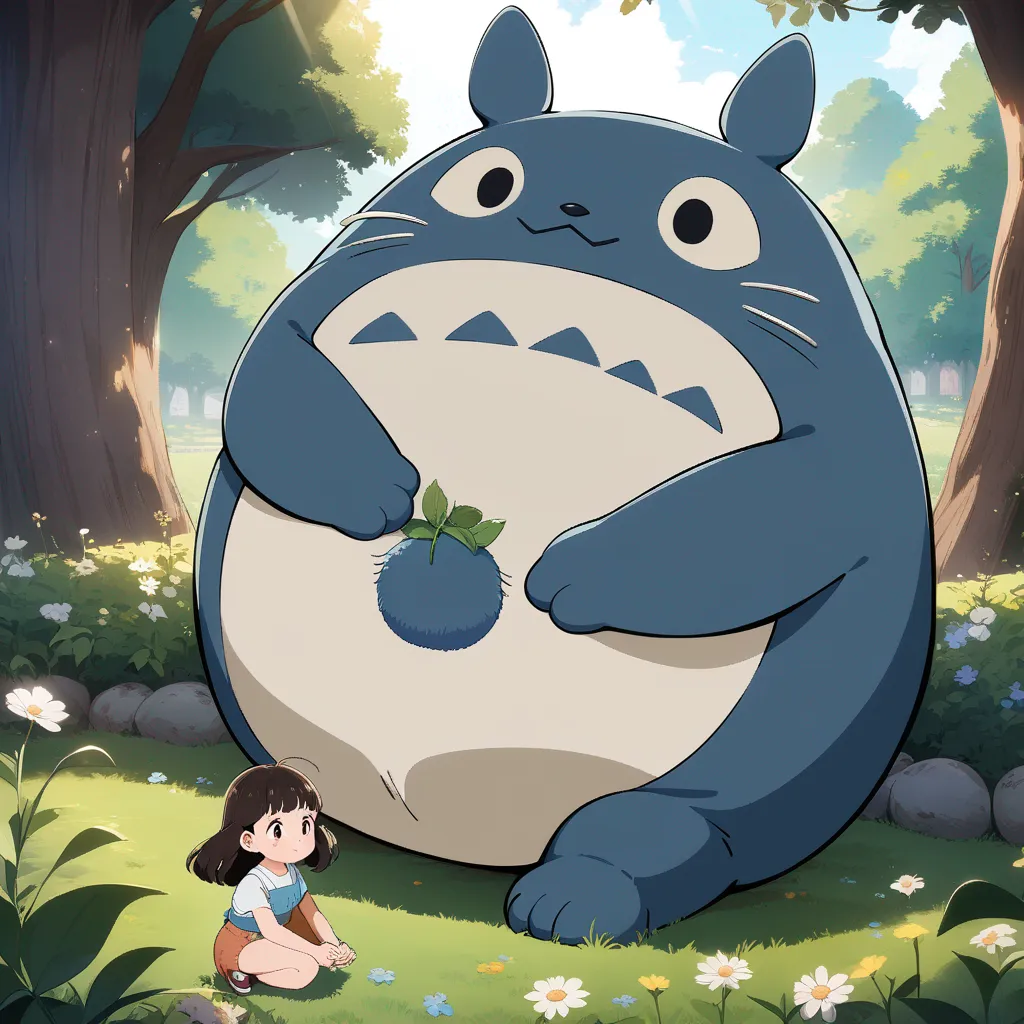 AI generated Studio Ghibli Style AI Image Generator 1:1 square style