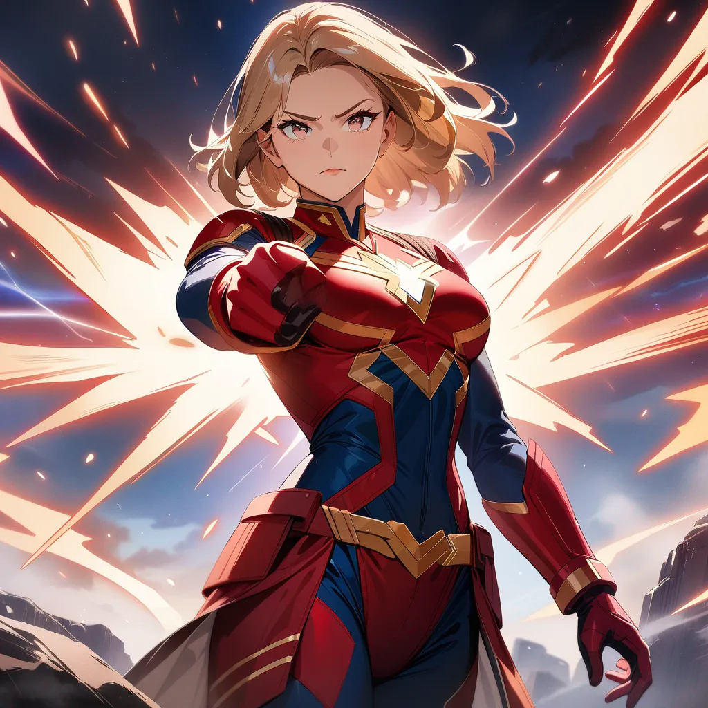 AI generated Superhero AI Generator 1:1 square style