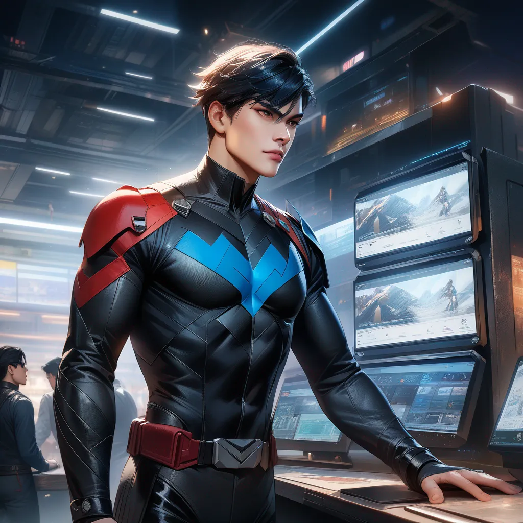 AI generated Superhero AI Generator 1:1 square style