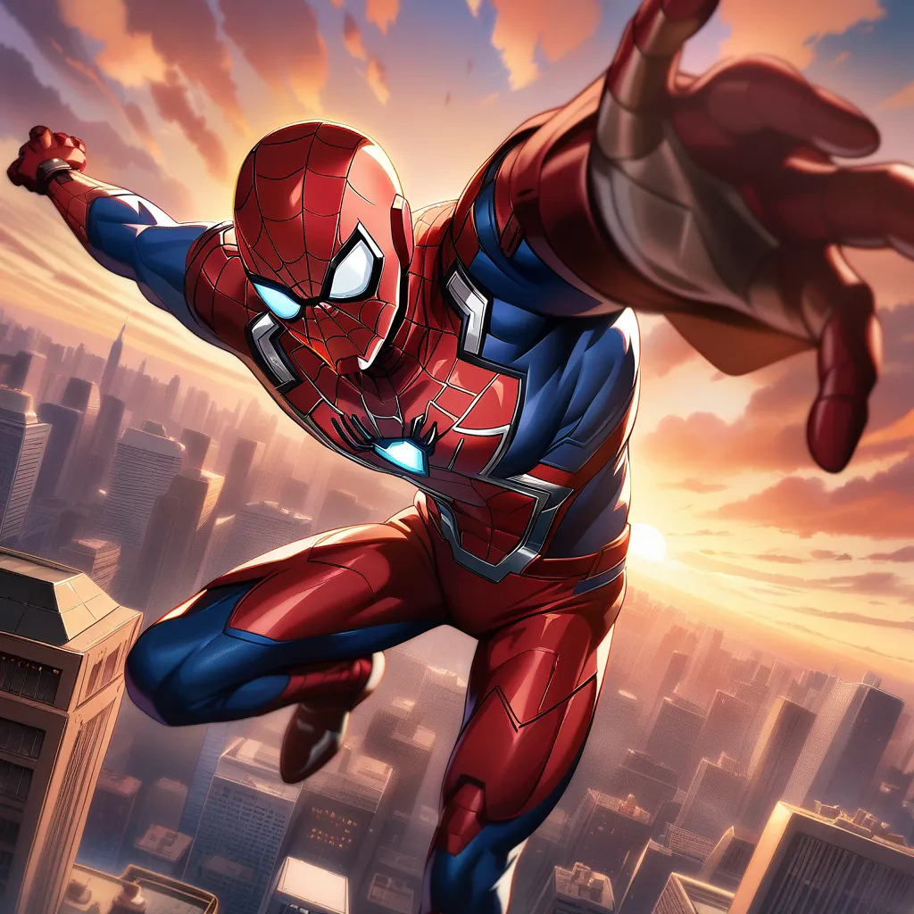 AI generated Superhero AI Generator 1:1 square style