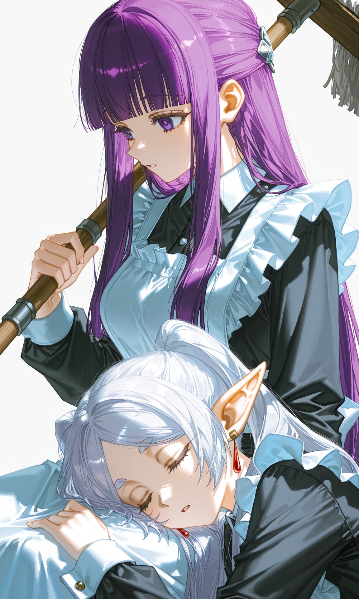Two anime girls