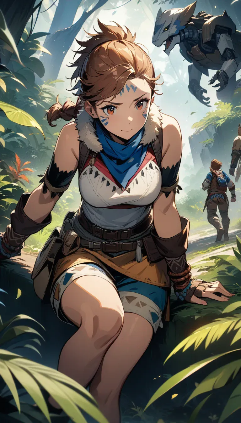 AI generated Video Game Character Generator 9:16 portrait style