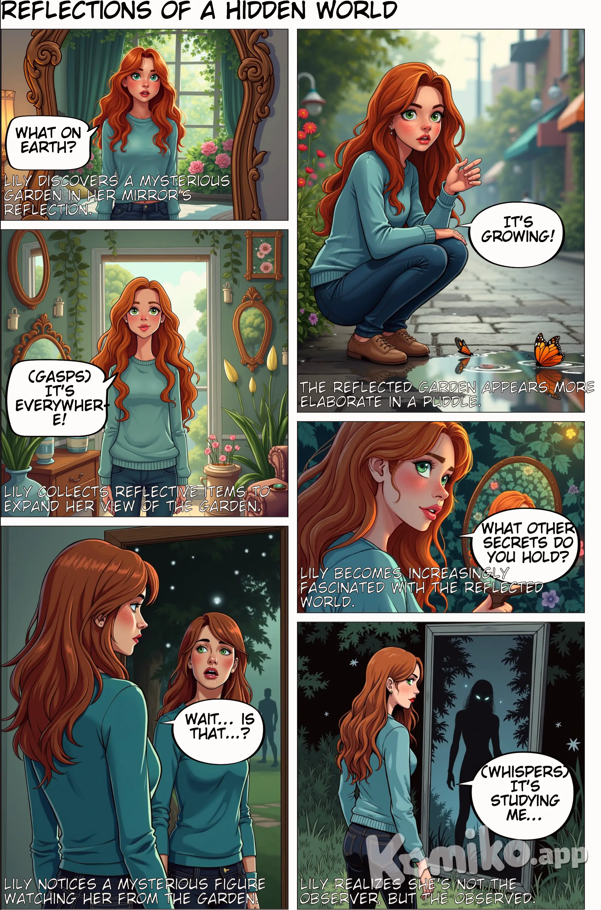 a comic that about reflection